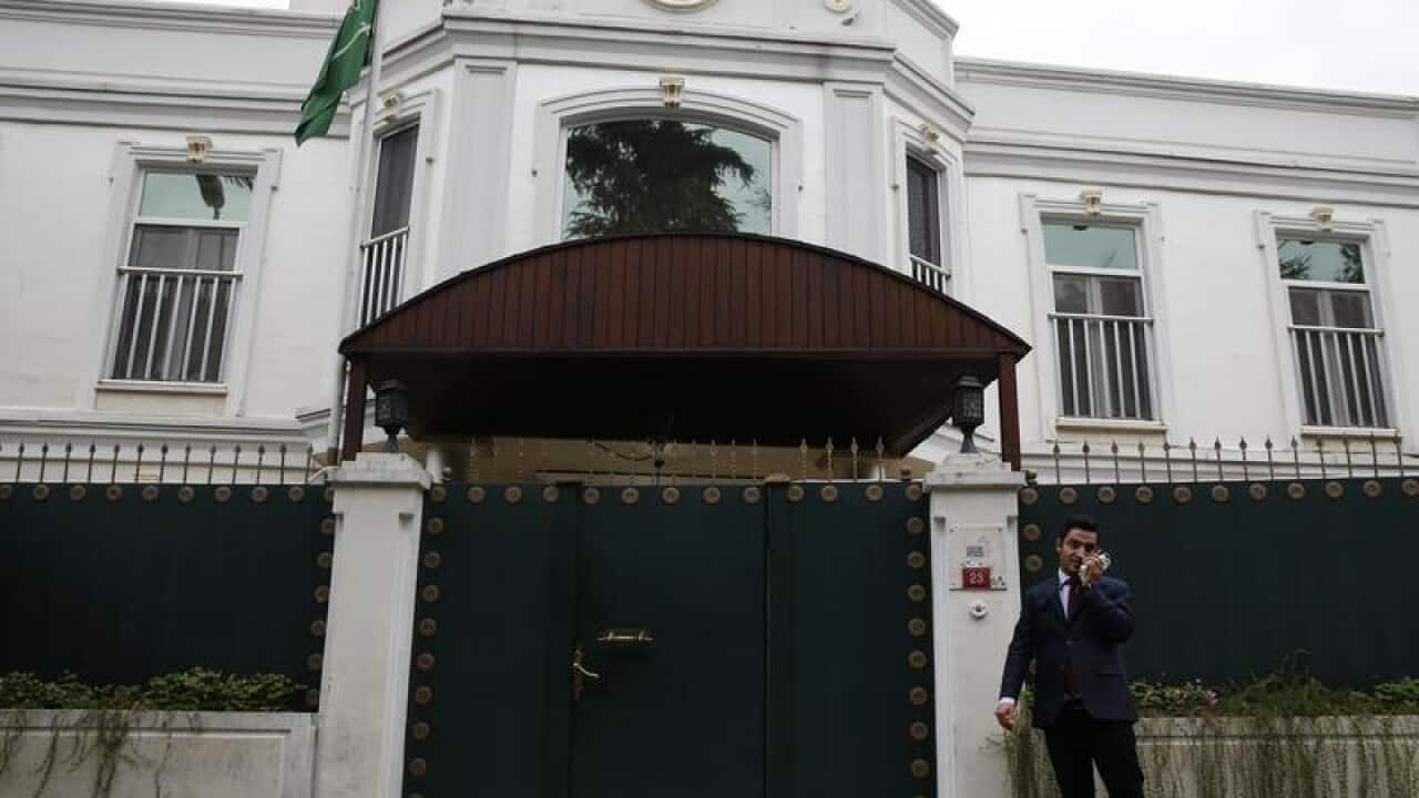 The Saudi Arabian consul's residence in Istanbul