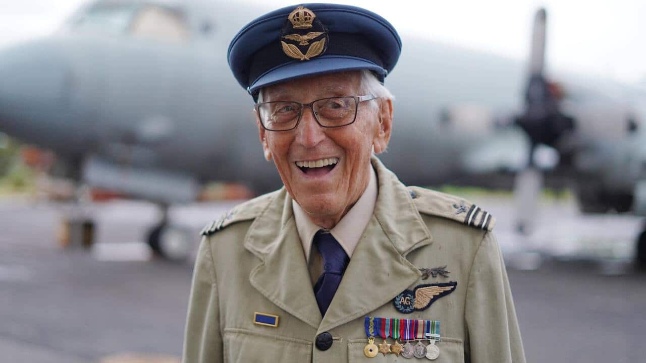 Brian Winspear in his military uniform