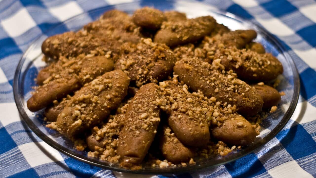 Melomakarona Greek traditional Christmas sweets