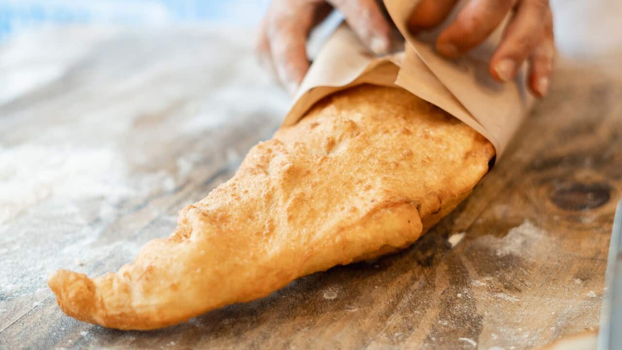 Naples food - pizza fritta