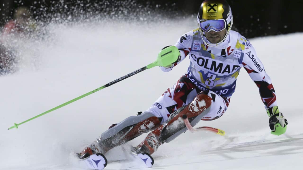 Austrian slalom skier Marcel Hirscher