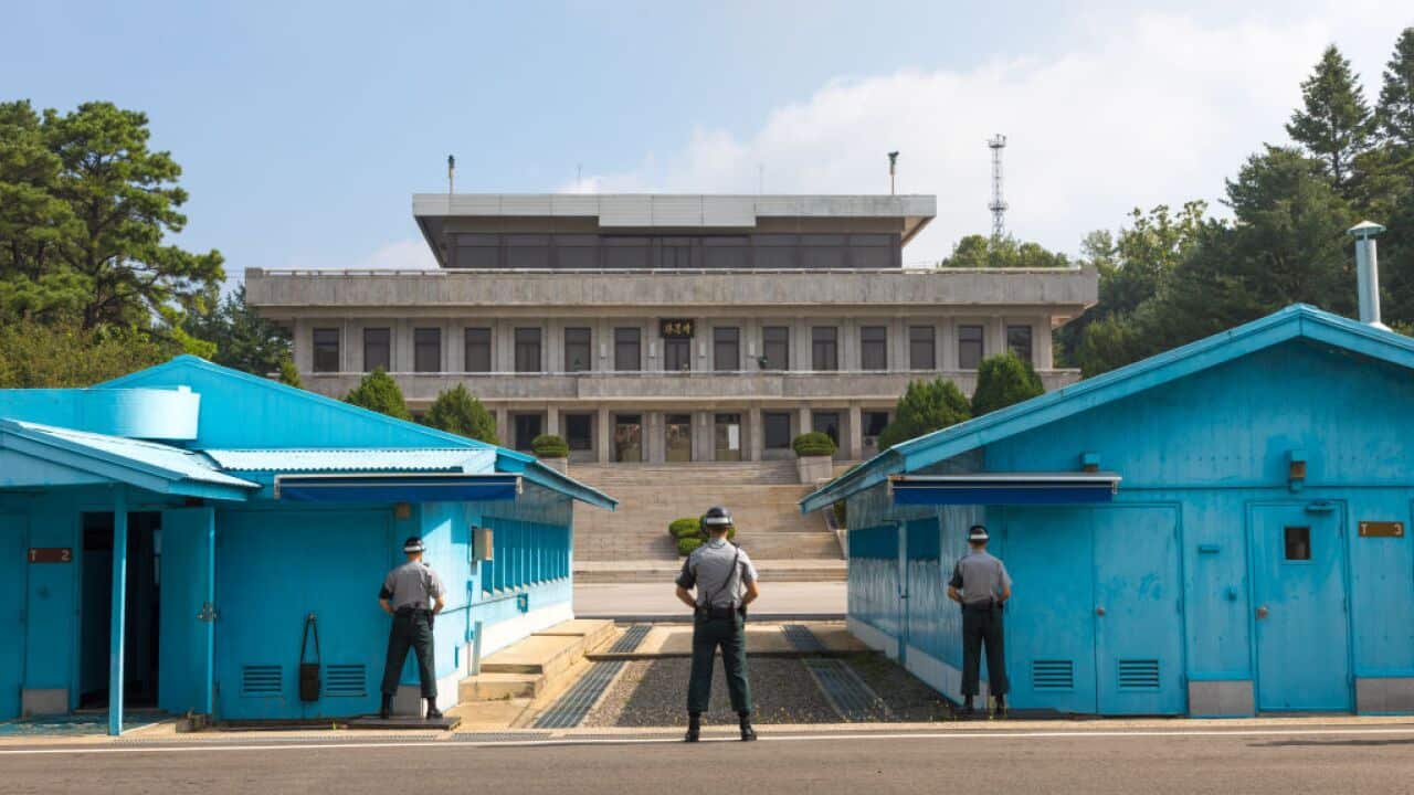 A North Korean soldier defected to South Korea, according to an official.