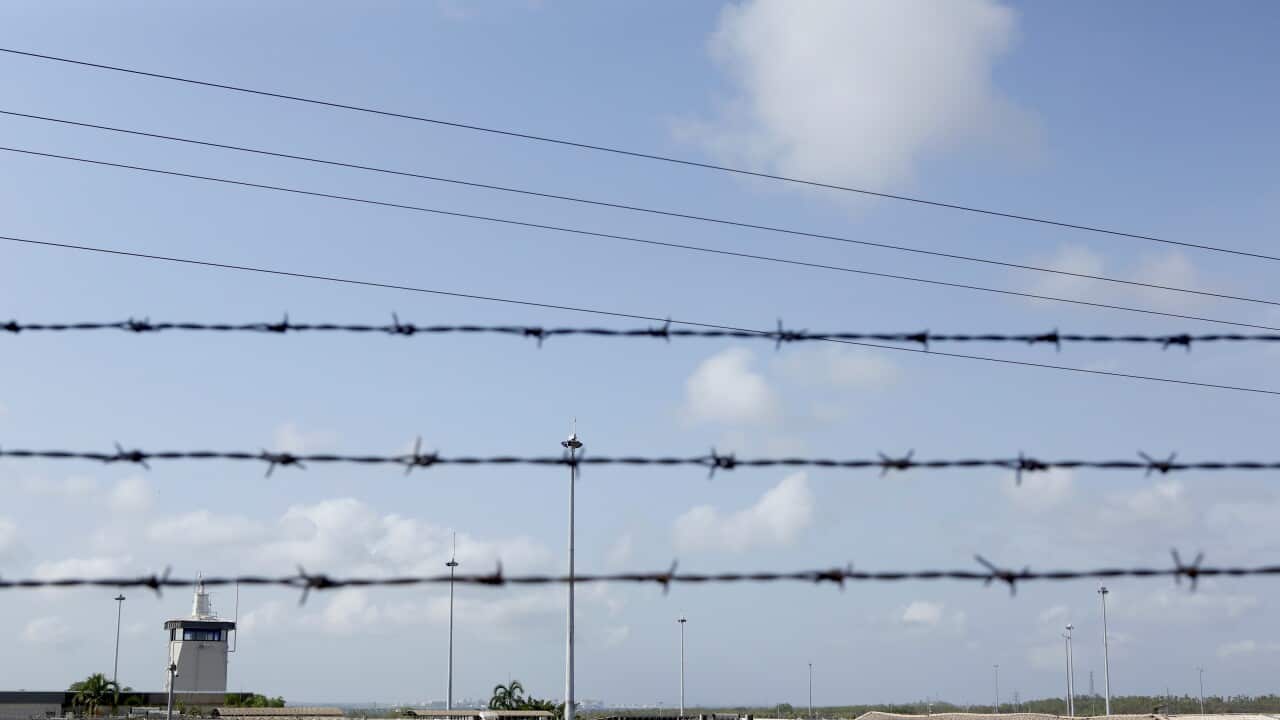 Wire outside the Don Dale Detention Centre in Darwin