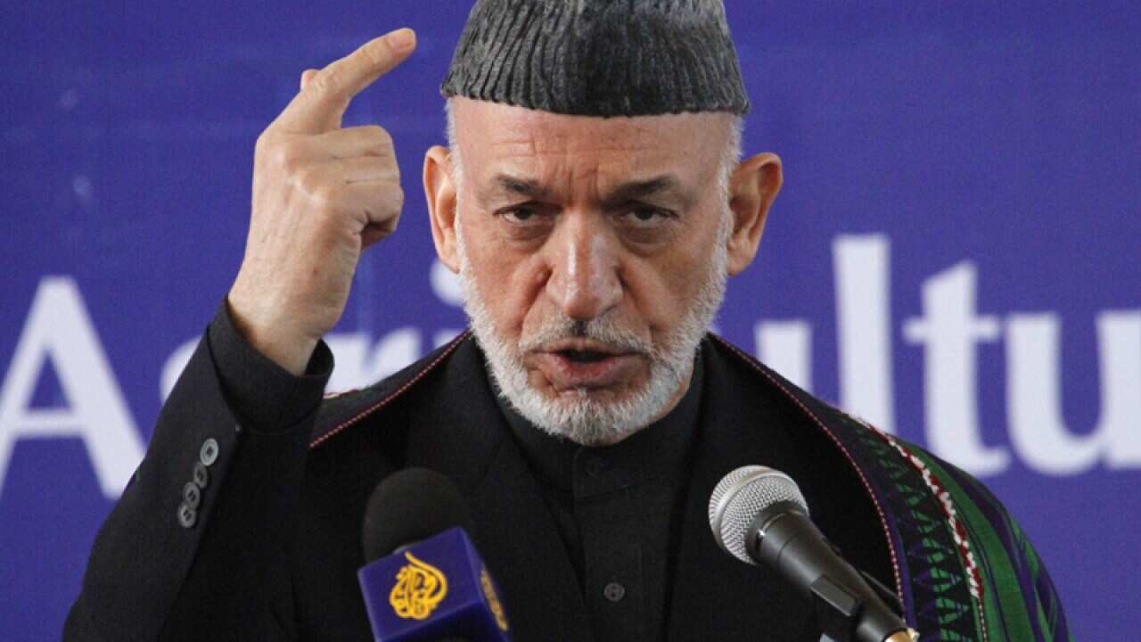 Afghan President Hamid Karzai