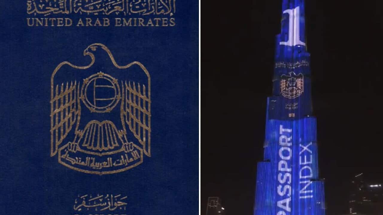 The UAE passport world's most powerful.