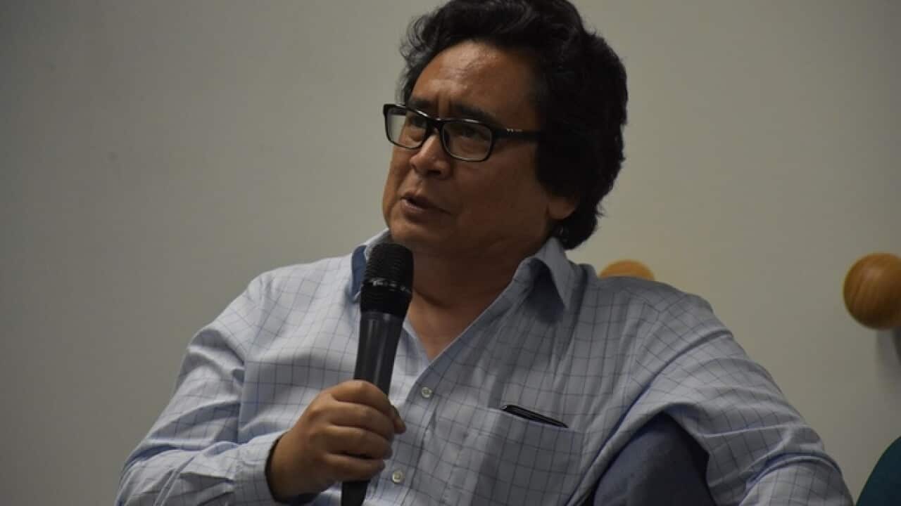 Prof Vedi Hadiz at the Forum Indonesia discussion at Melbourne University - 7 Mar 2018.