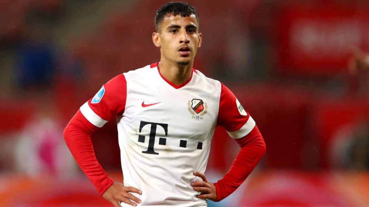 Daniel Arzani in action for FC Utrecht