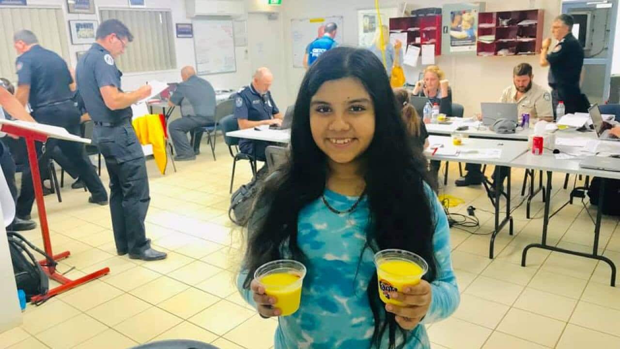 Toowoomba girl Radhika Bhardwaj preps 800 lunch & mango lassi for exhausted firefighters