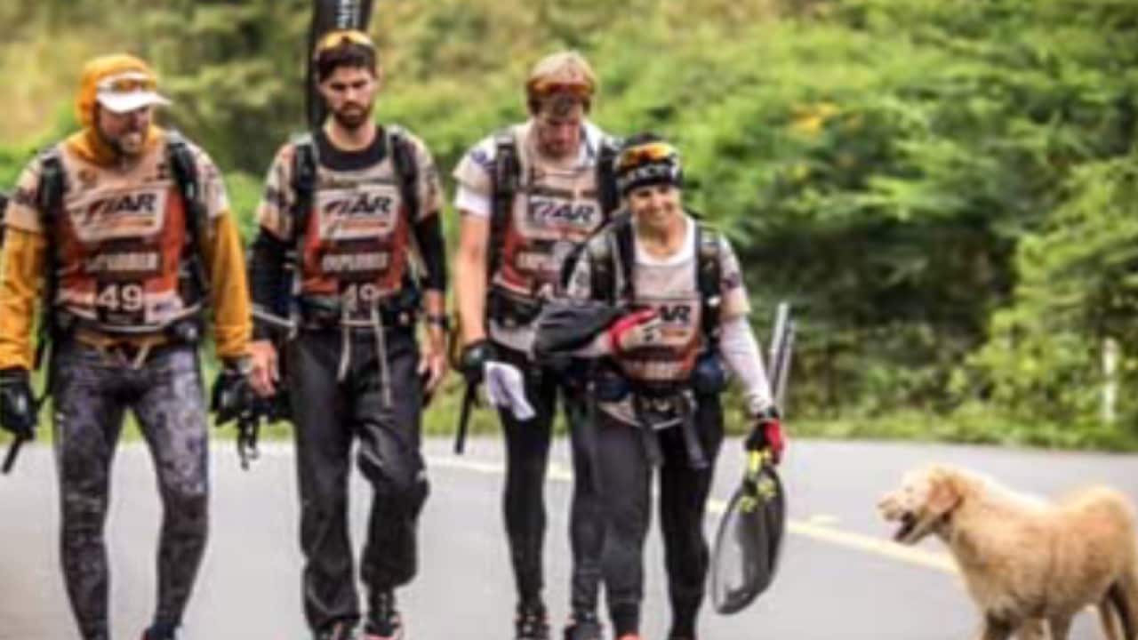 Arthur with his team mates. (Credit: BBC news) 