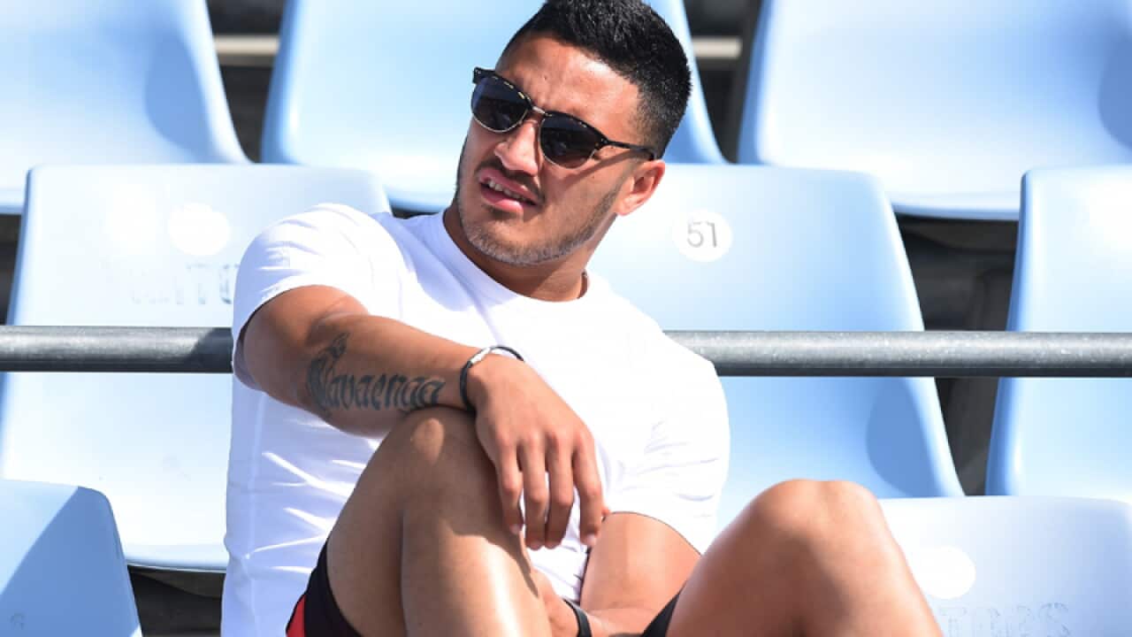 Cronulla Sharks player Valentine Holmes