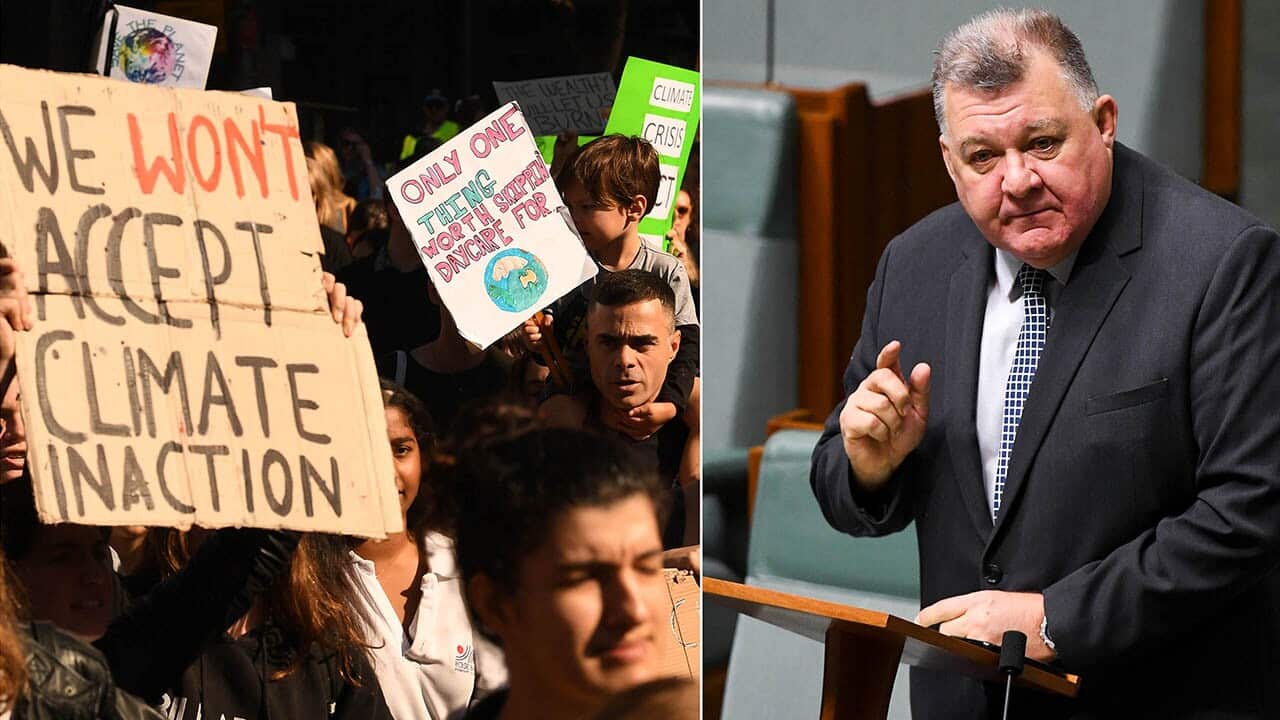 Coalition MP Craig Kelly has told the thousands of Australian students planning to join Friday's climate strike that "everything you are told is a lie".