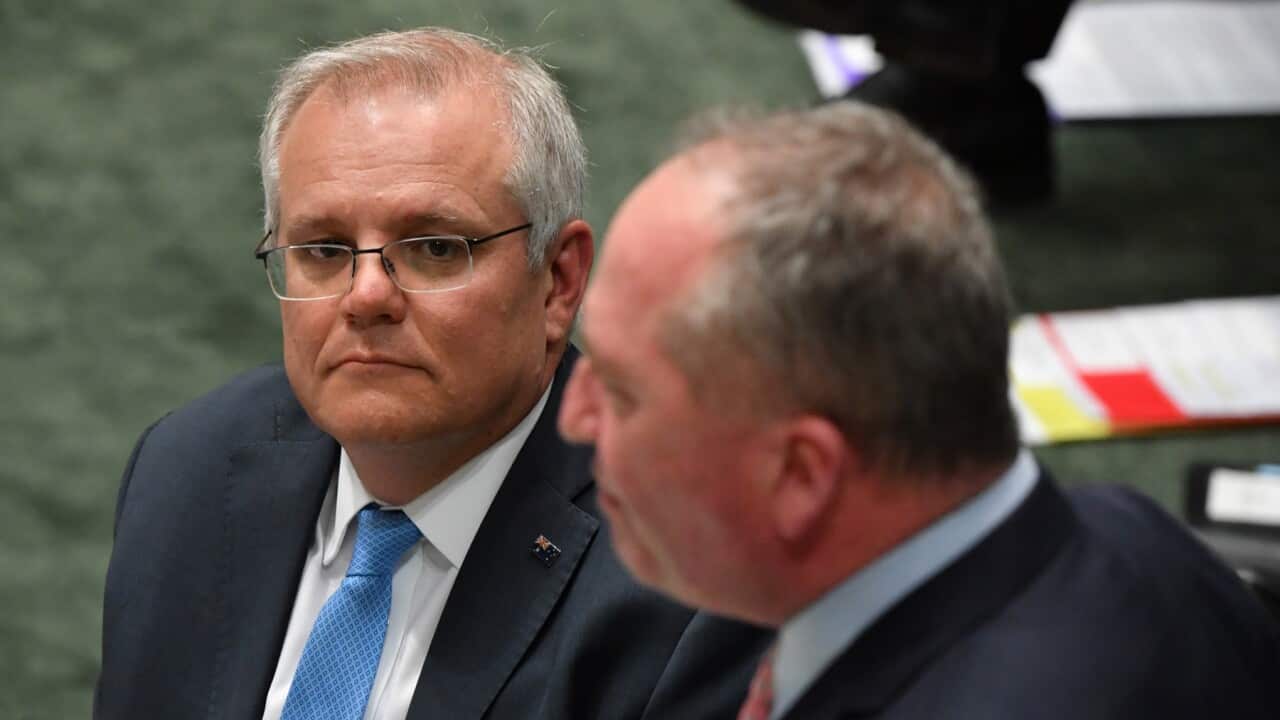 Prime Minister Scott Morrison (left) and Deputy Prime Minister Barnaby Joyce