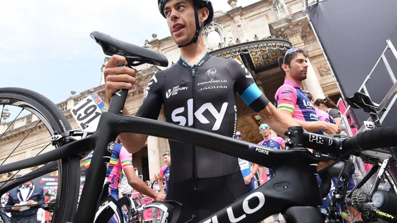 Australian Sky rider Richie Porte
