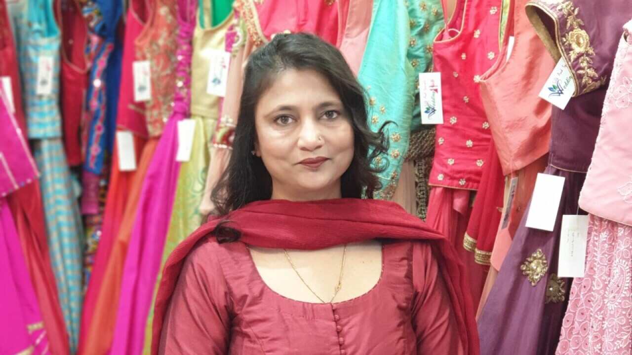 Anju Goyal, owner of Silk and Sparkle boutique in Sydney. 