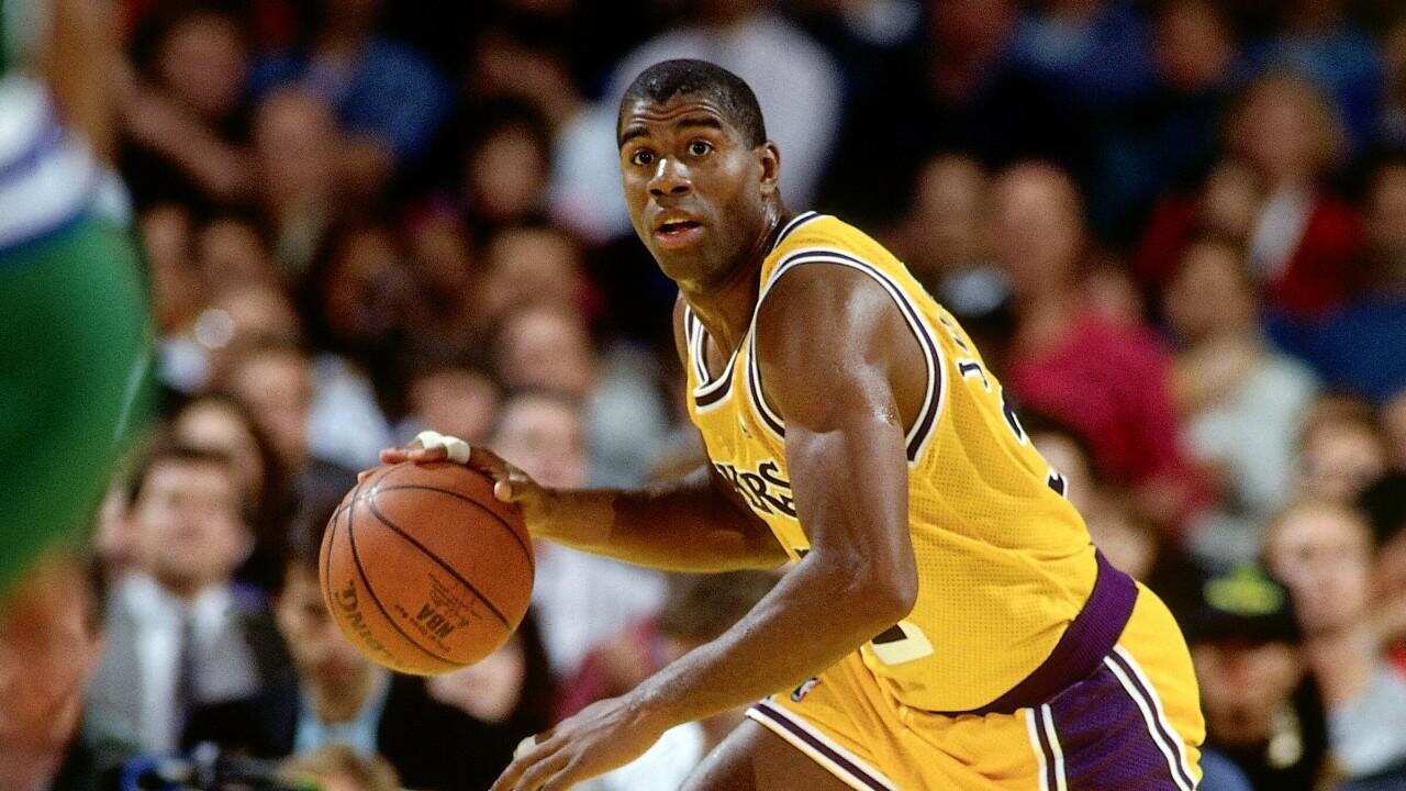 Magic Johnson Abstract How Magic Johnson forever changed the public perception of HIV | SBS ...