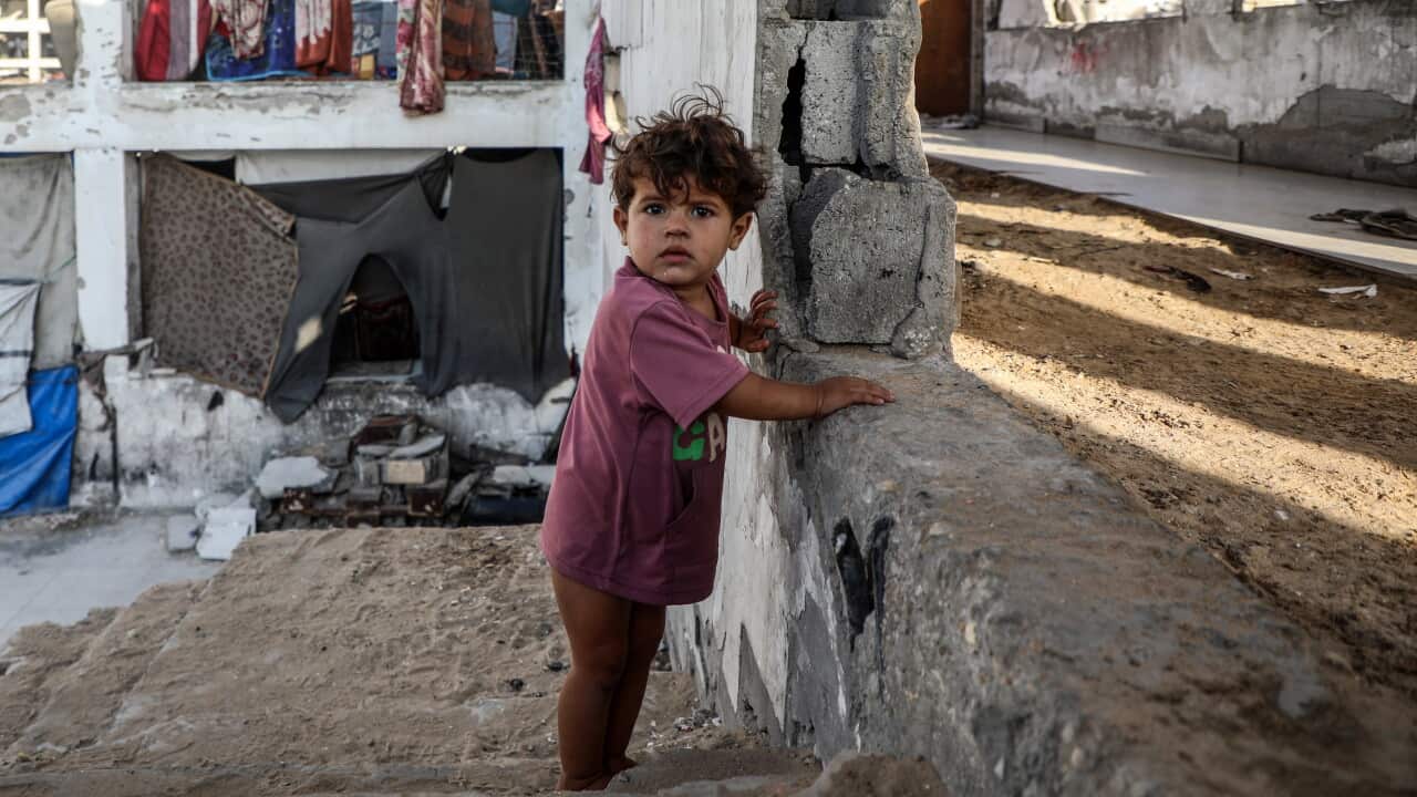 MIDEAST-GAZA CITY-DISPLACED PEOPLE