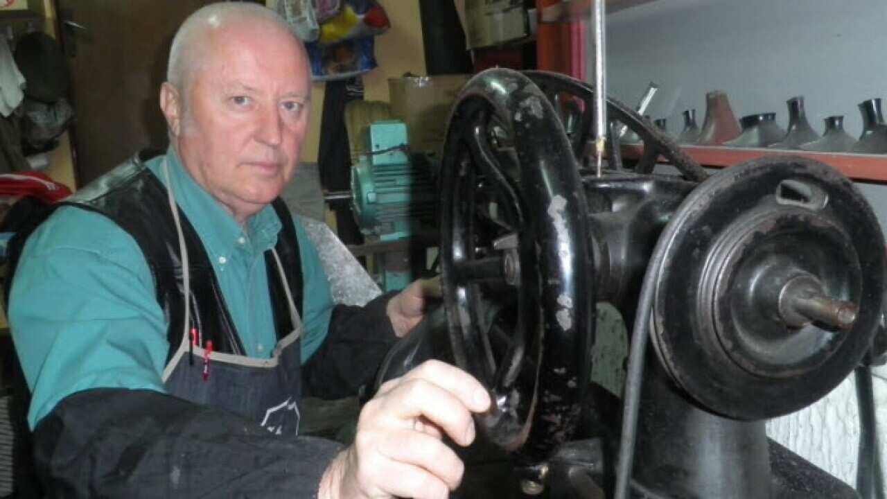 Dragan Golubovic, a teacher and a shoemaker from Nis, Serbia
