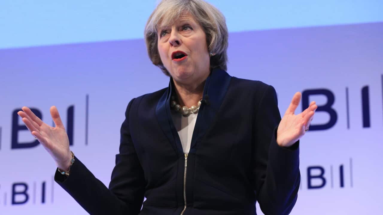 British Prime Minister Theresa May