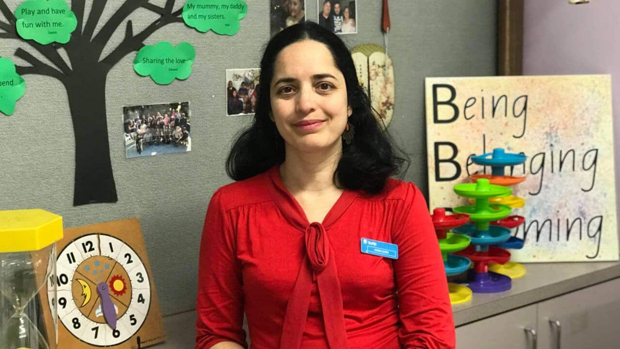 TAFE NSW early childhood education teacher Manik Gadre.