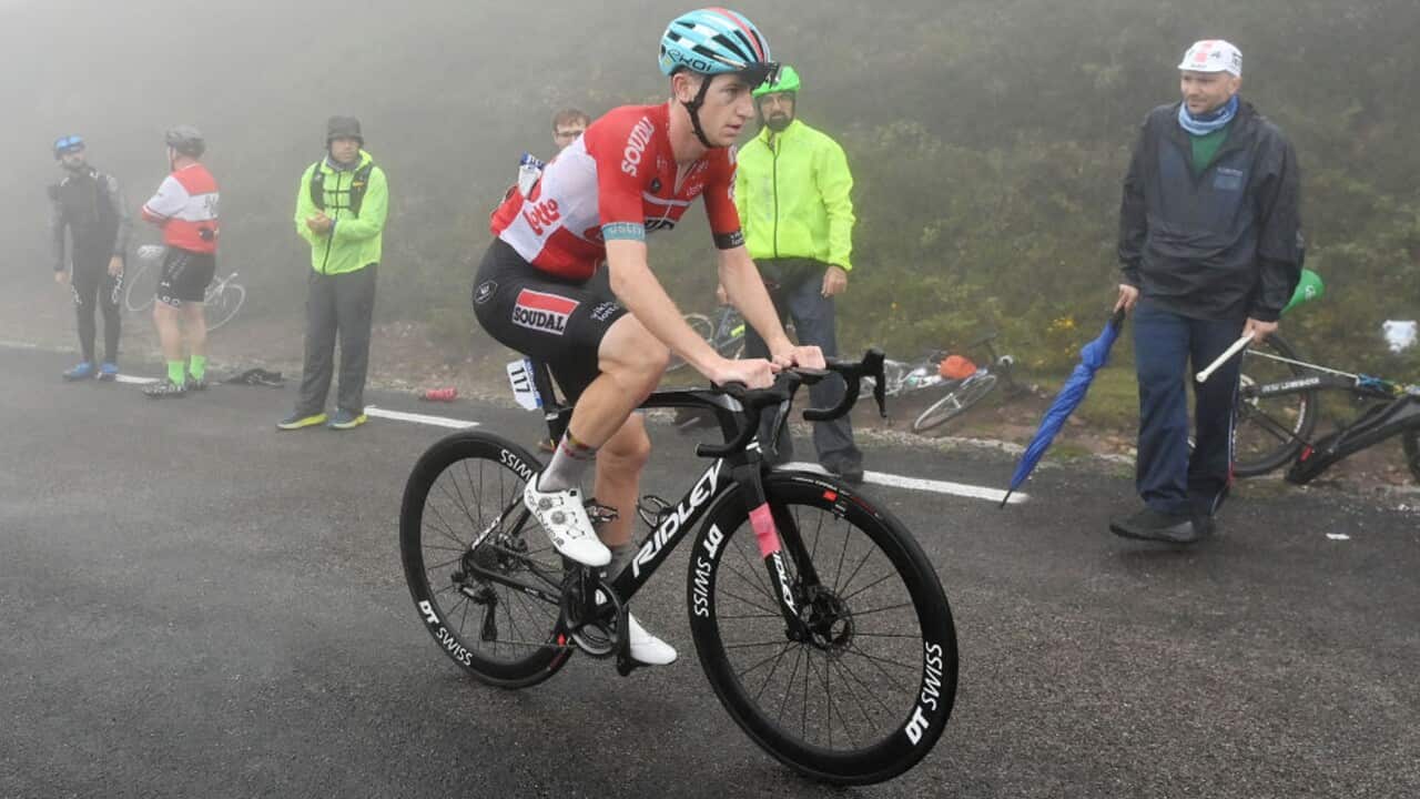 Harry Sweeny of Lotto-Soudal at the Vuelta