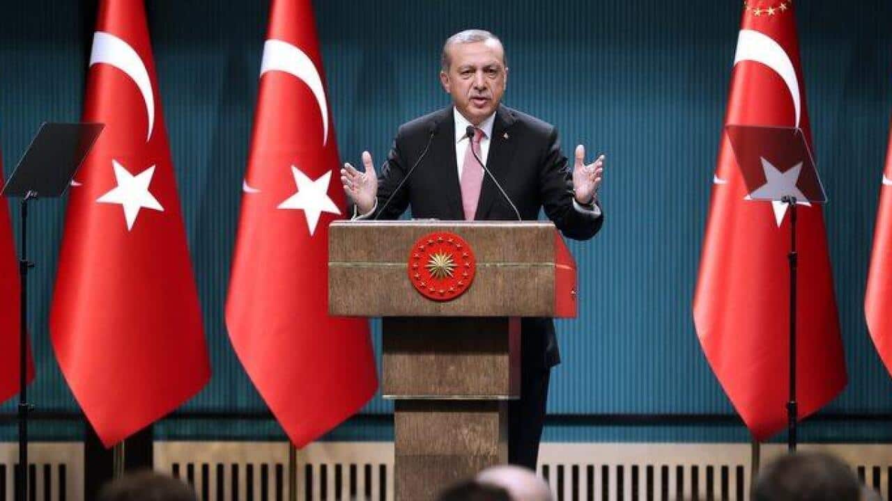 FILE: Turkish President Recep Tayyip Erdogan has likened Germany's blocking of rallies in support of him to 'Nazi practises.'