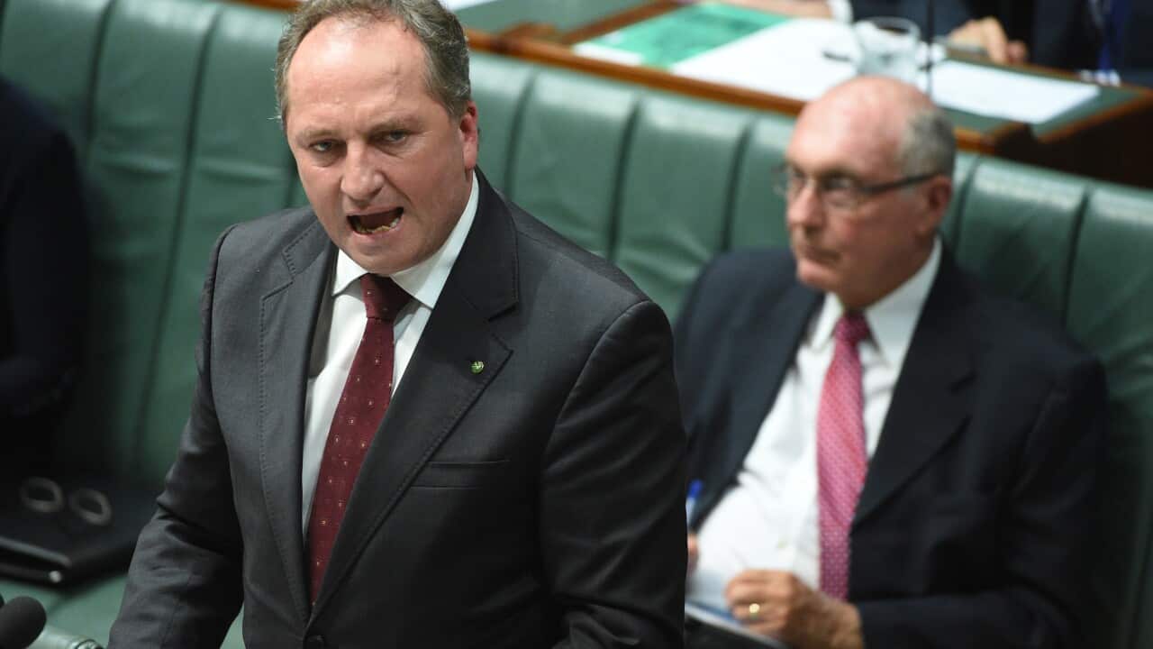 Minister for Agriculture Barnaby Joyce