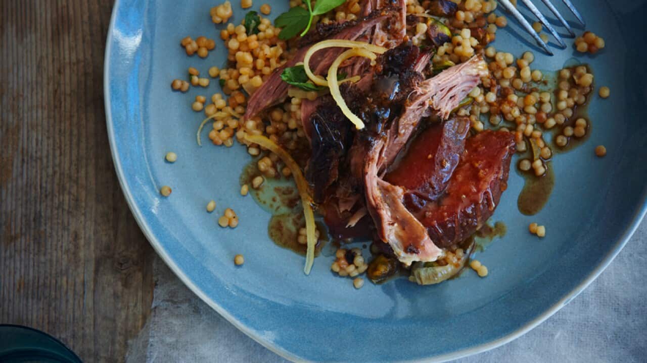 12-hour roast Moroccan lamb