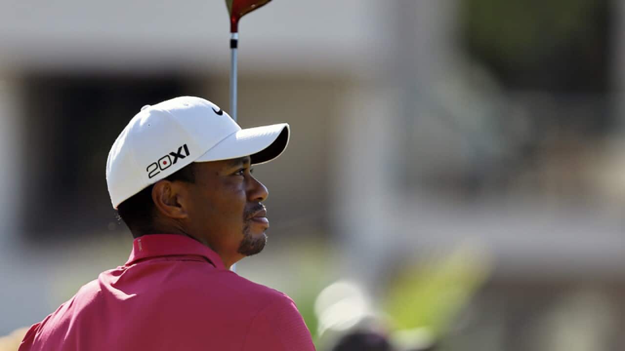 Tiger Woods in action at the Turkish Open