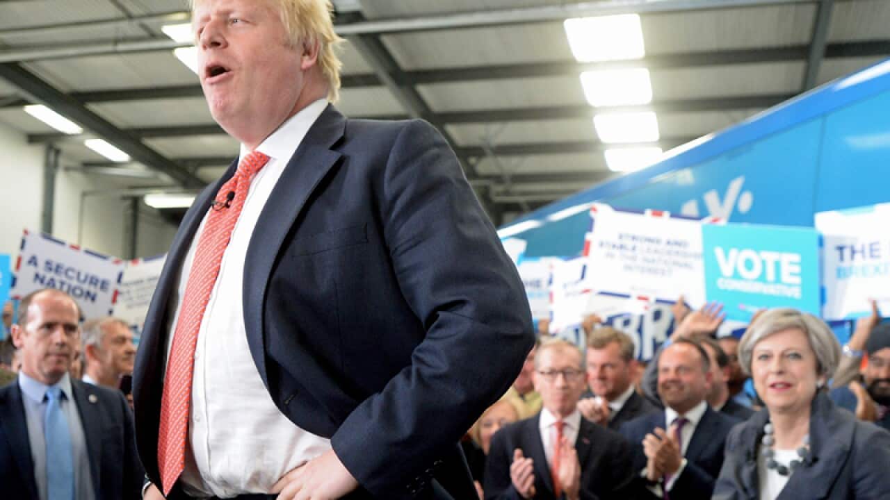 Conservative Party British Foreign Minister Boris Johnson