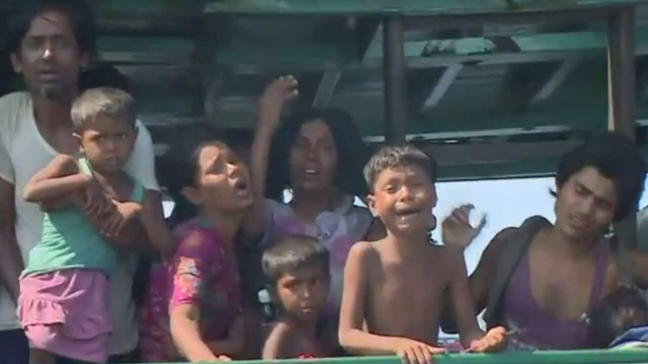 The United Nations has warned there could be a massive humanitarian disaster in south east Asia, if nothing is done to stop the growing migrant crisis there. (AAP)