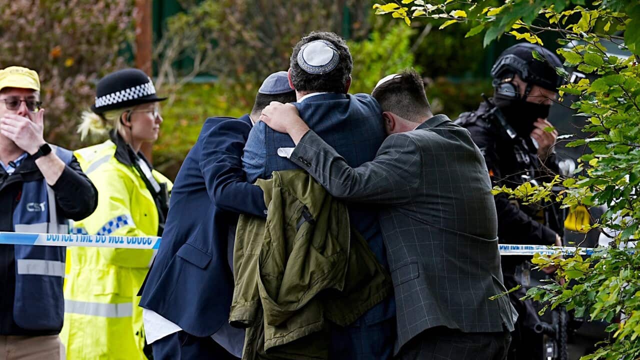 APTOPIX Britain Synagogue Stabbing