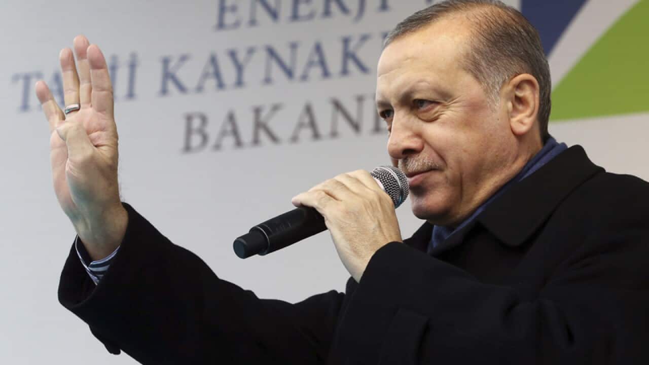 Turkish President Recep Tayyip Erdogan