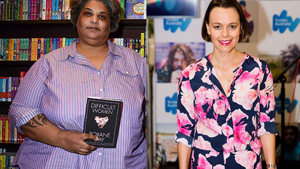 Roxanne Gay (L) and Mia Freedman (R). 