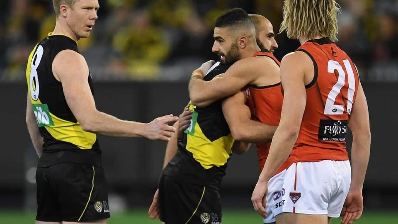 Bachar Houli and Adam Saad