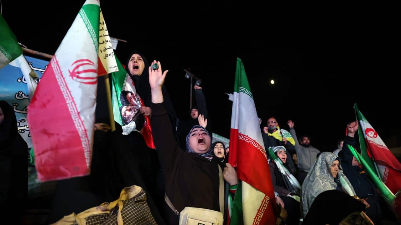 Iranians rally in Tehran following US-Iran ceasefire announcement