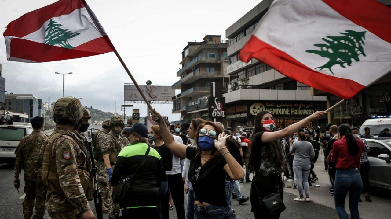 Demonstration against high living costs in Lebanon