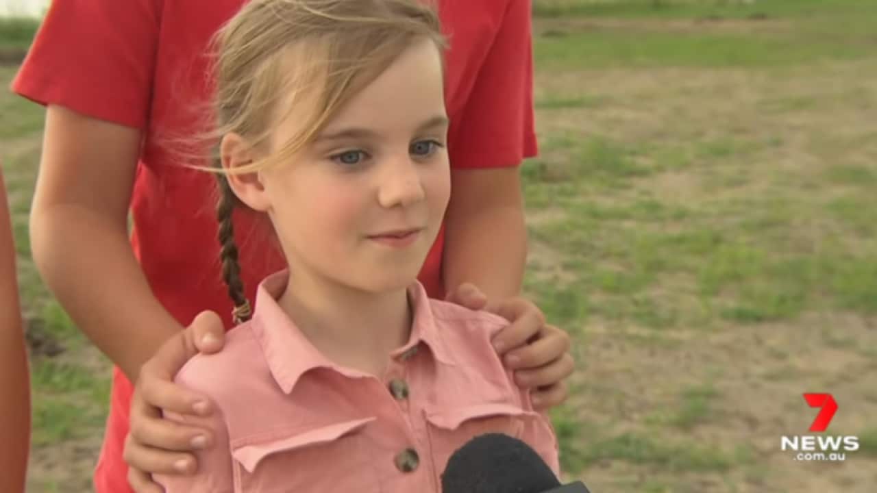 At just six years old, Ruby McLellan has pitched in pocket money with her siblings to buy a house.