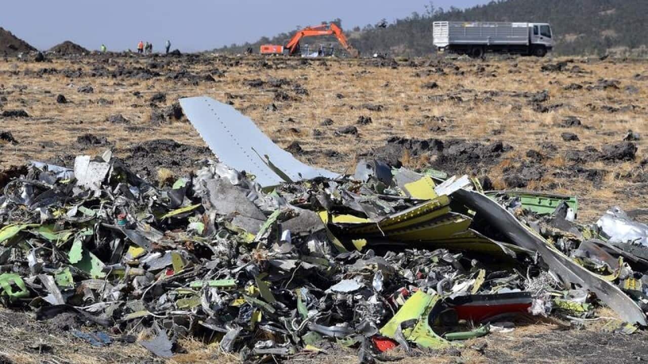 No bodies were recovered from the Ethiopia Airlines crash site.