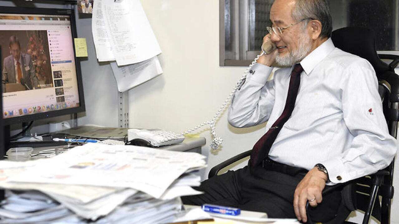 Japanese scientist Yoshinori Ohsumi