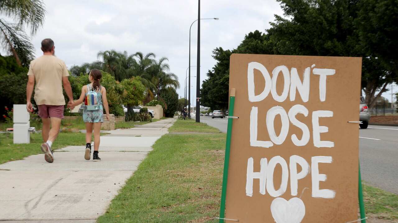 A positive sign on display in Perth over the weekend