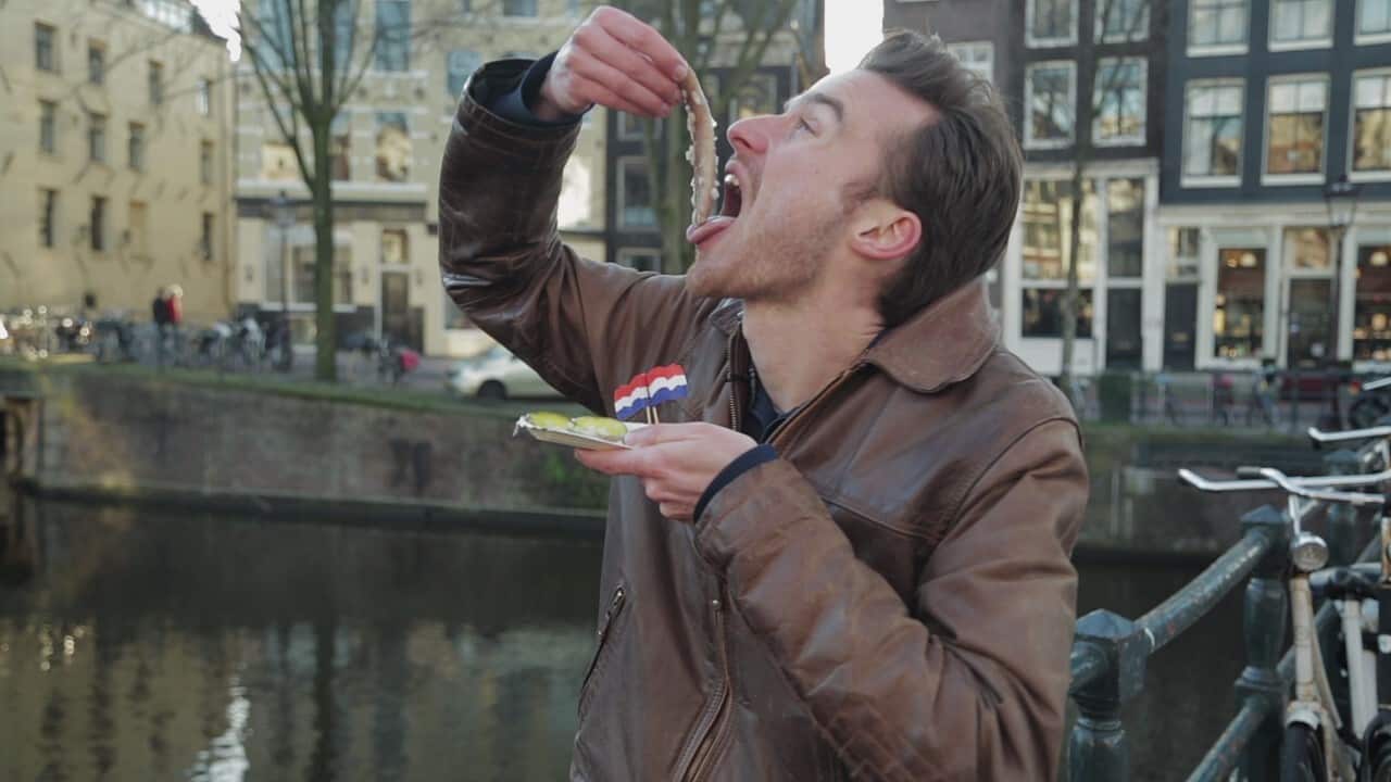 Snacking in Amsterdam