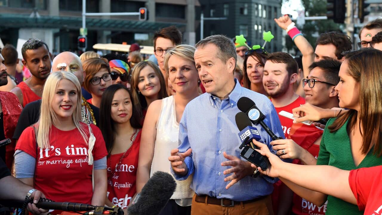 Leader of the Opposition Bill Shorten and Deputy leader Tanya Plibersek are trying to get the vote through