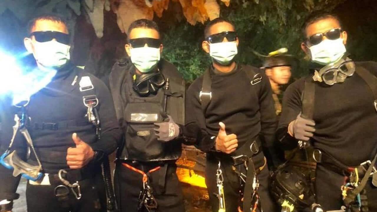 The elite Thai Navy Seals who carried out the rescue.