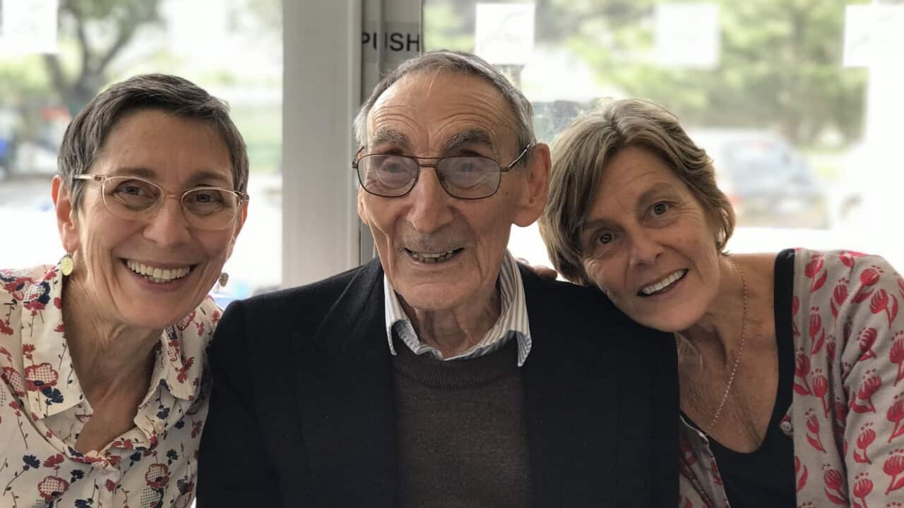 Apostolos 'Jack' Moulos had wanted to spend his final moments with his family, including his daughters Carolyn (left) and Michelle.