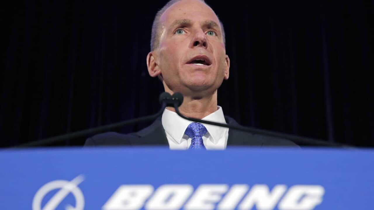 Boeing CEO Dennis Muilenburg stepped down amid the crisis involving the grounding and production halt of Boeing 737 MAX aircraft.