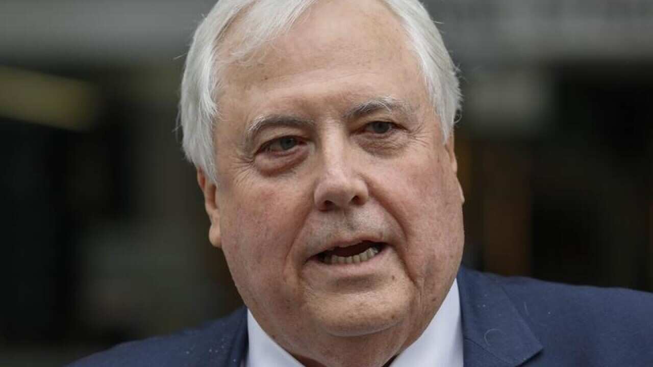 A file image of Clive Palmer'