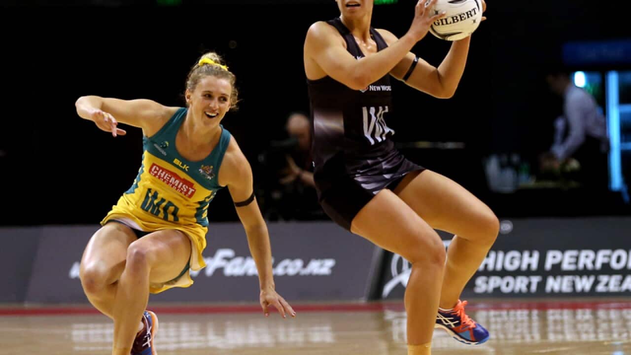 New Zealand Silver Ferns midcourter Grace Rasmussen