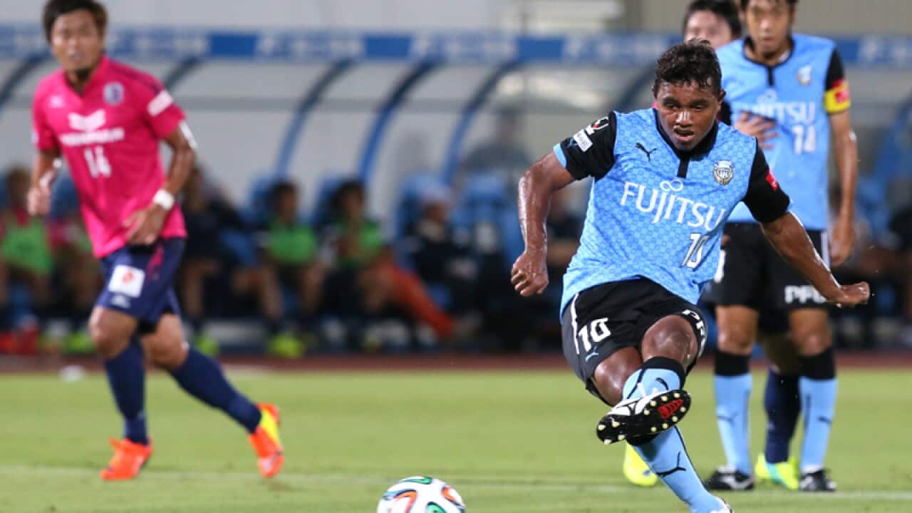 Kawasaki Flontale's forward Renato