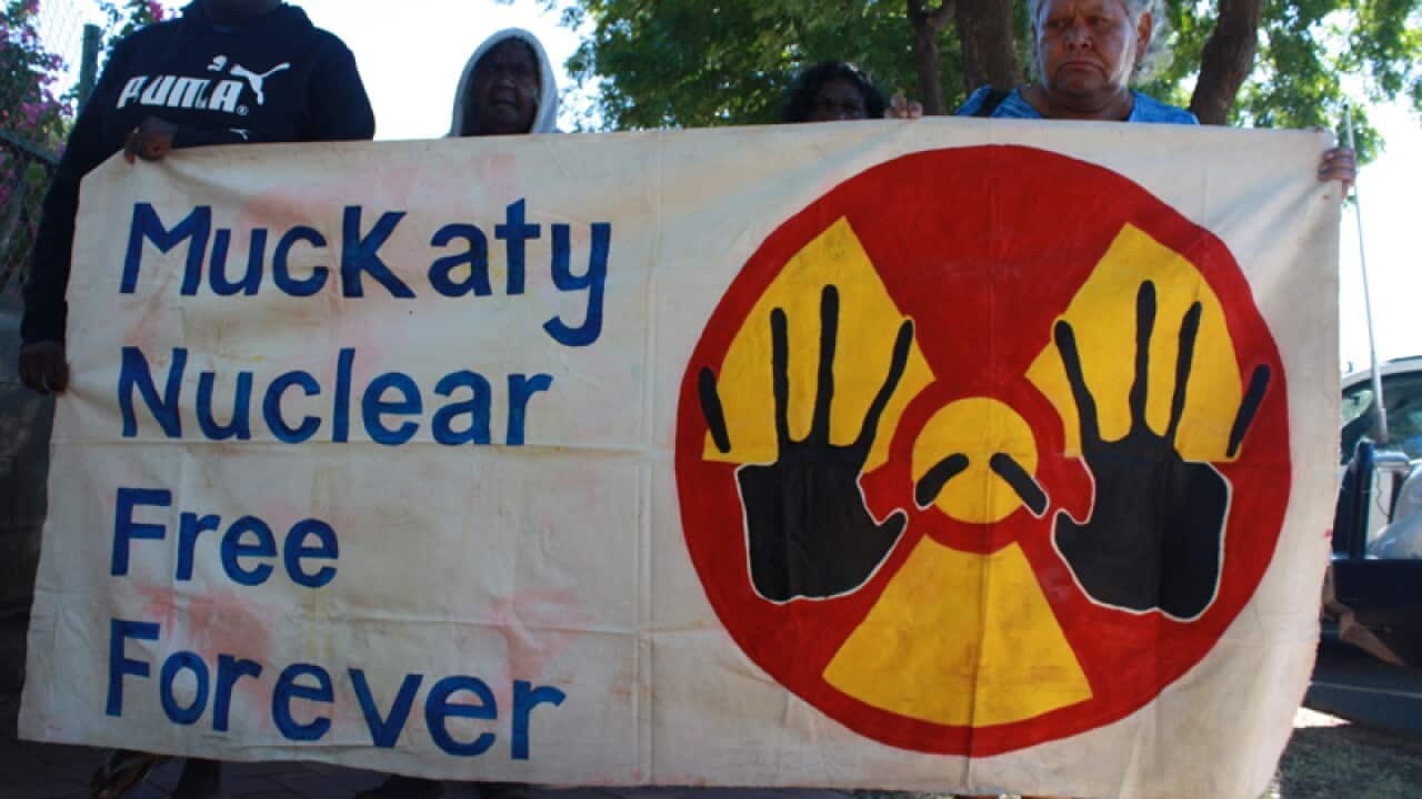Muckaty nuclear protest.