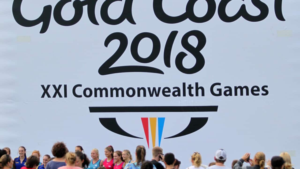 A landmark for the Gold Coast Commonwealth Games at Southport
